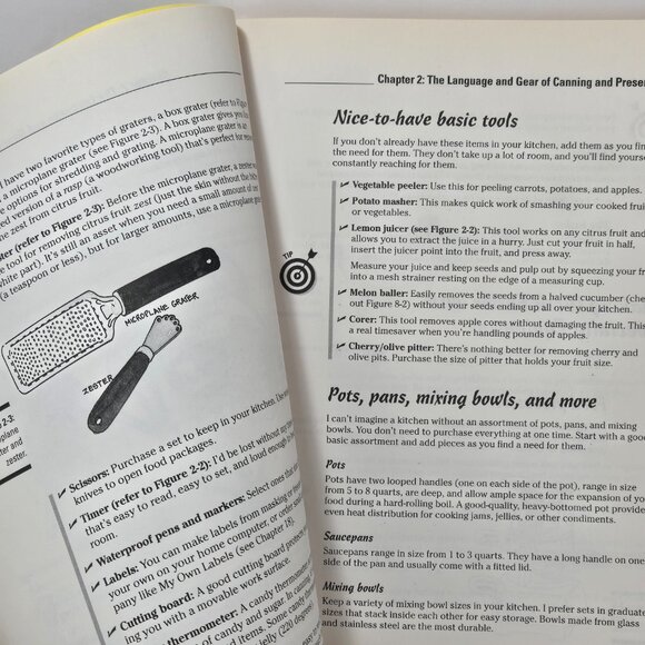 Vintage 2003 Canning and Preserving for Dummies Cookbook Reference Book - Picture 8 of 16